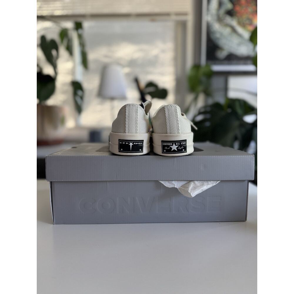 Converse Rick Owens x TURBODRK Chuck 70 Low Lily White 172345C Size 6M/8W - Picture 3 of 5